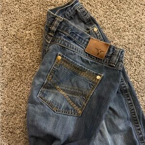 Wrangler Men's Bootcut Jeans - Dark Blue